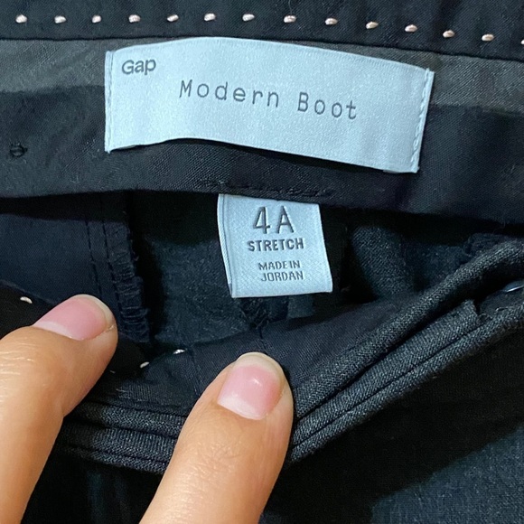 Gap‎ Gray Modern Boot Ankle Trouser Dress Pants - Picture 4 of 11